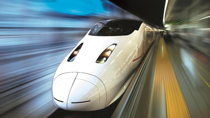 Bullet train, train, railway