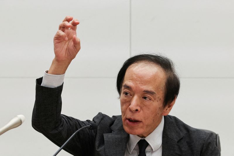 © Reuters. FILE PHOTO: FILE PHOTO: Bank of Japan Governor Kazuo Ueda attends a press conference after the Bank's policy meeting, in Tokyo, Japan September 20, 2024. REUTERS/Kim Kyung-Hoon/File Photo