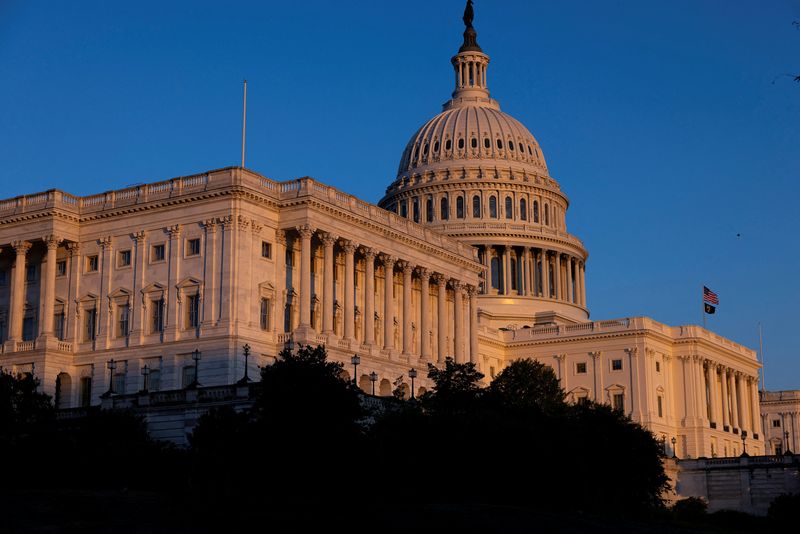 © Reuters. A view of the U.S. Capitol in Washington, U.S., July 1, 2024. REUTERS/Kevin Mohatt/File Photo